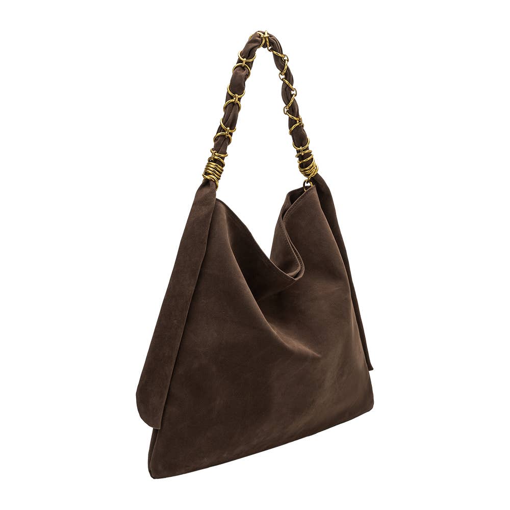 Pre-Order | Venus Espresso Recycled Vegan Suede Tote Bag