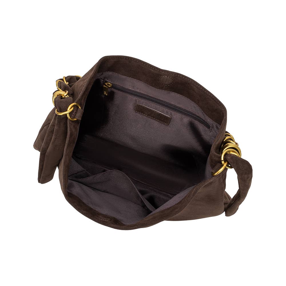 Pre-Order | Venus Espresso Recycled Vegan Suede Tote Bag
