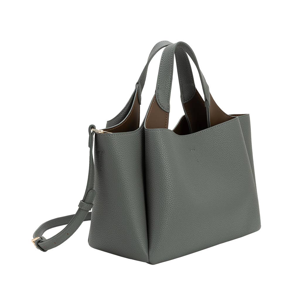 The Hingetown | Mid-Size Tote Bag | Sage
