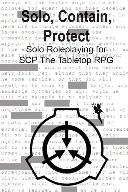 Solo, Contain, Protect: Solo Roleplaying SCP - The Tabletop RPG - Ingram