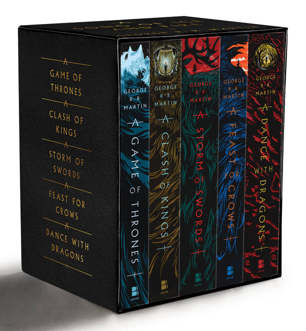 George R. R. Martin's a Game of Thrones 5-Book Boxed Set (Song of Ice and Fire Series): A Game of Thrones, a Clash of Kings, a Storm of Swords, a Feas - Ingram