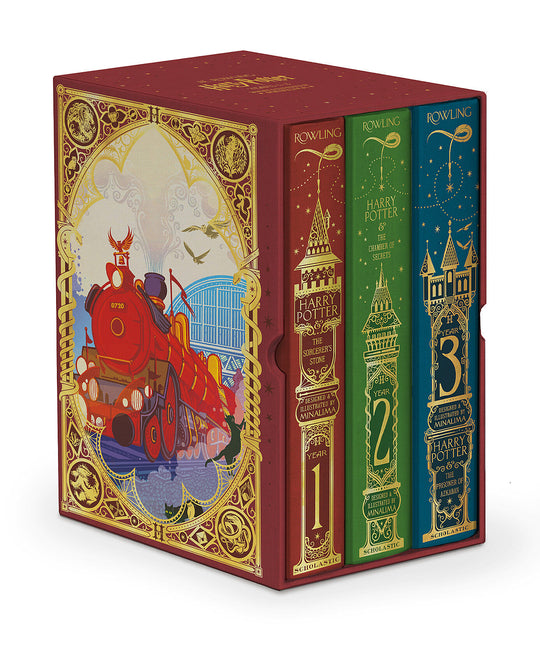 Harry Potter Books 1-3 Boxed Set (Minalima Edition) (Interactive Illustrated Edition) - Ingram