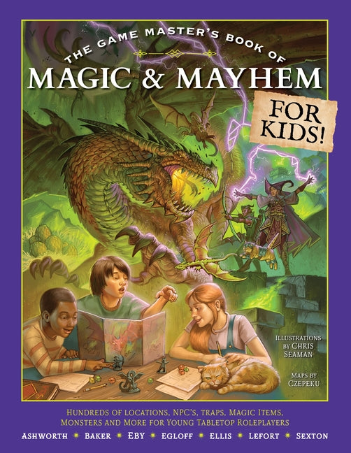 Game Master's Book of Magic & Mayhem for Kids: Locations, Npcs, Traps, Dungeons, Magic Items, Monsters and More for Young Tabletop Players - Ingram