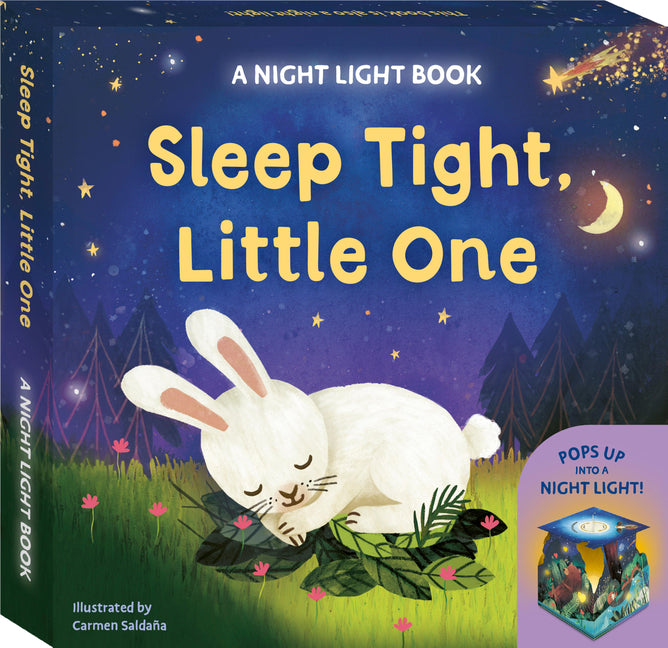 Sleep Tight, Little One: Bedtime Story That Pops Up Into a Night Light! with Rechargeable Usb-C Led
