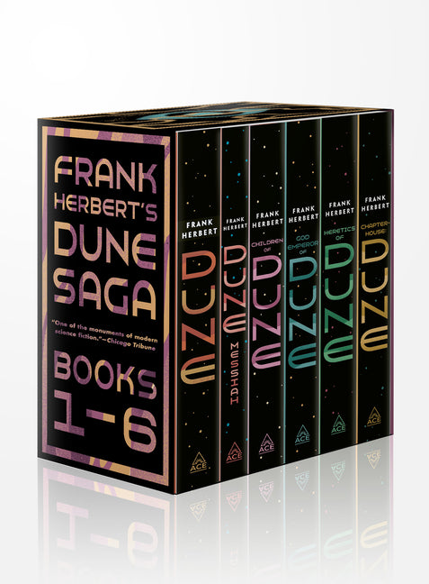 Frank Herbert's Dune Saga 6-Book Boxed Set: Dune, Dune Messiah, Children of Dune, God Emperor of Dune, Heretics of Dune, Andchapterhouse: Dune - Ingram