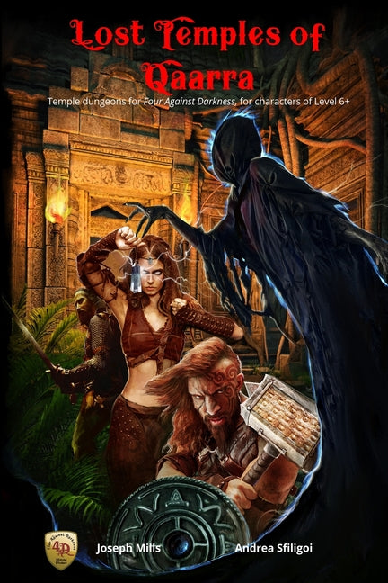Lost Temples of Qaarra: Temple dungeons for Four Against Darkness, for characters of Level 6+ - Ingram